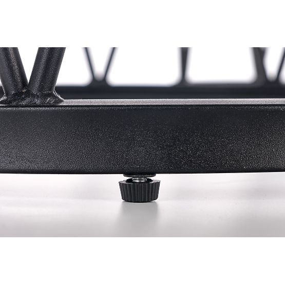 FORMOSA ensemble de 2 bancs, marbre blanc / noir (2p=1ks)