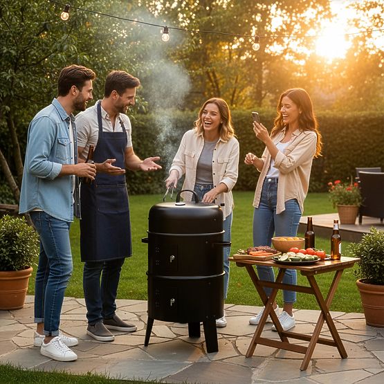 Fumoir de jardin four à gril FUMARO