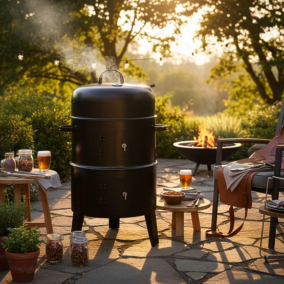 Fumoir de jardin four à gril FUMARO
