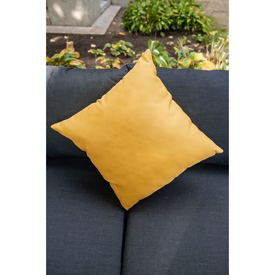 Grand ensemble d'angle en aluminium avec table MASSIMO noir