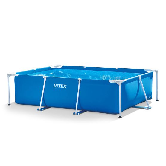 Grande piscine rectangulaire de jardin avec cadre 2,6x1,6m