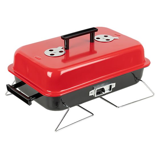 Gril pliable portable au charbon CAMPAL avec couvercle