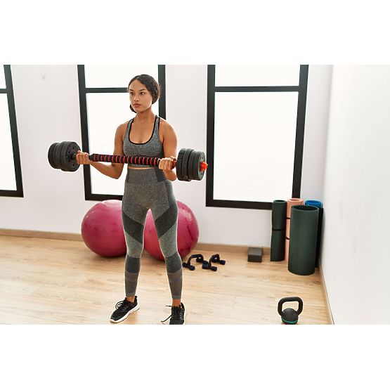 Haltères réglables 2 x 10kg ensemble d'haltères 20kg avec barre