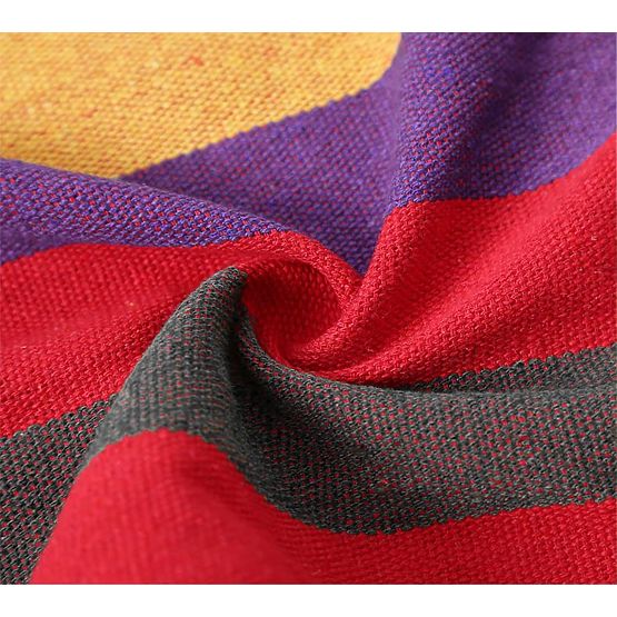 Hamac double avec barre de 80 cm 480145A YELLOW