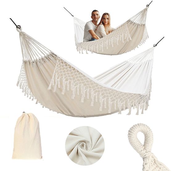 Hamac tressé à deux places 400256