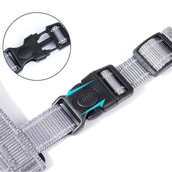 Harnais d'entraînement pour chiens ASTRO bleu taille M