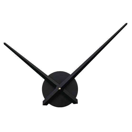 Horloge murale DIY NEPRI 65 - 130 cm - noir 3D