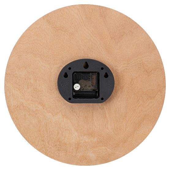 Horloge murale en bois style loft ABBAS 35 cm