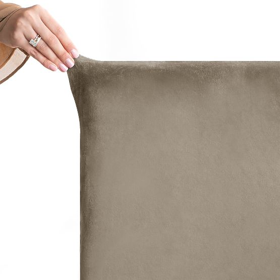 Housse de canapé RESTILO SENTO couleur beige style classique lisse