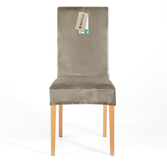 Housse de canapé RESTILO SENTO couleur beige style classique lisse