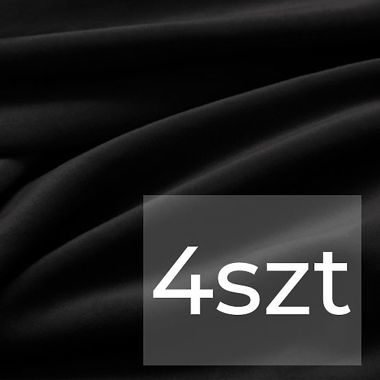 Housse de canapé RESTILO SENTO couleur noire style classique lisse