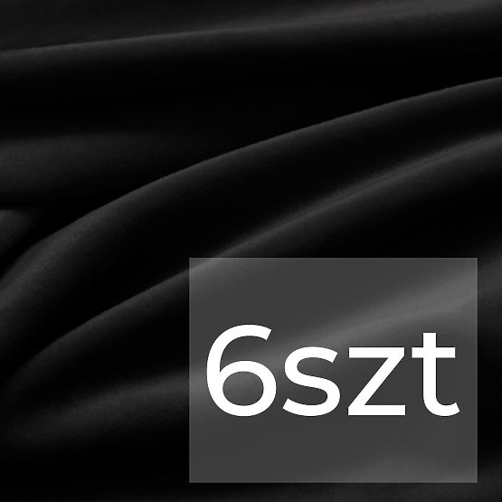 Housse de canapé RESTILO SENTO noire lisse style classique