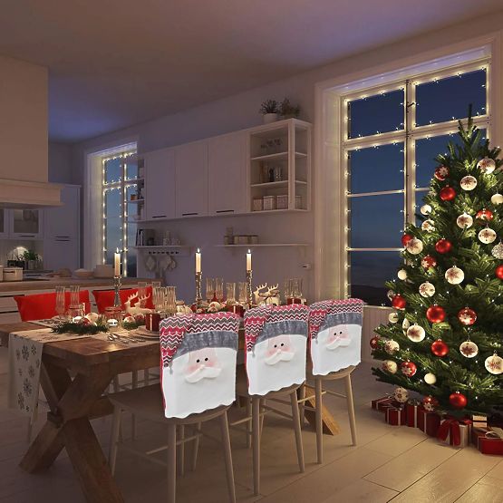 Housse de chaise de Noël YX22020 6 pcs
