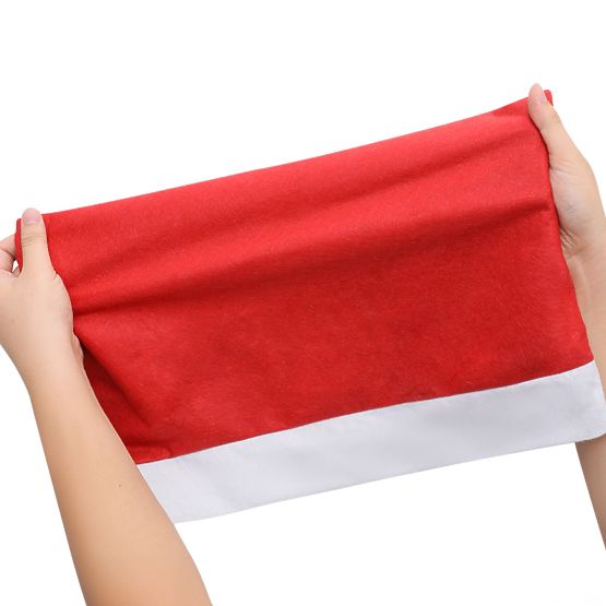 Housse de chaise en forme de bonnet de Père Noël 2 pcs