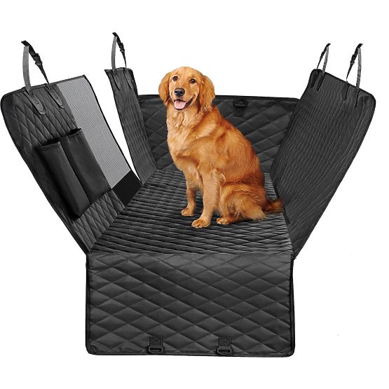 Housse de protection pour siège arrière de voiture pour chien, taille universelle