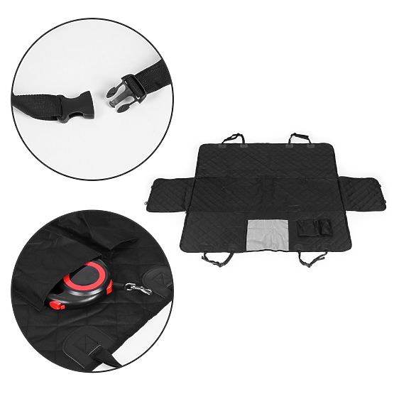 Housse de protection pour siège arrière de voiture pour chien, taille universelle