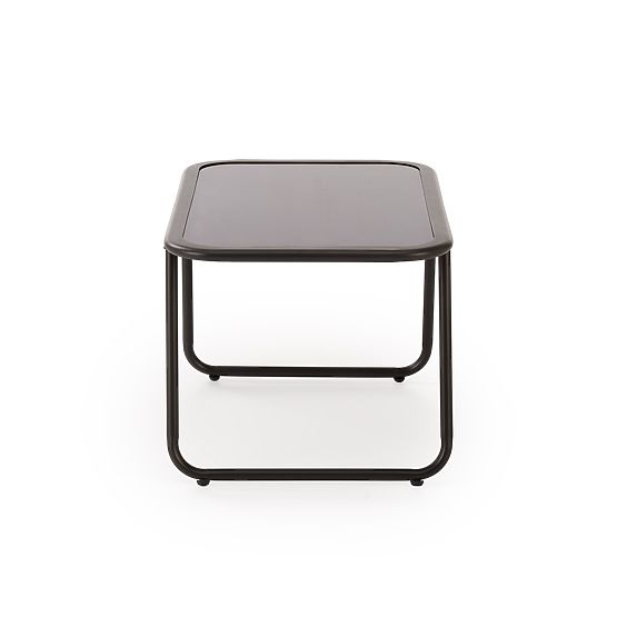 HUDSON, ensemble de jardin (canapé, 2x fauteuil, table), gris / marron (1p=1set)