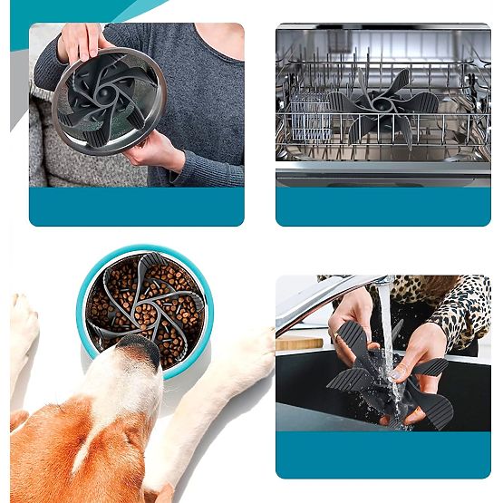 Insert anti-glouton pour gamelle de chien PJ-031