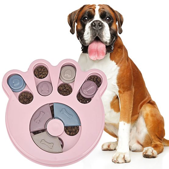 Jeu de puzzle jouet pour chien chat Brady rose