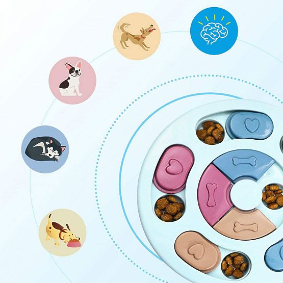 Jeu de puzzle jouet pour chien et chat Pluto marin