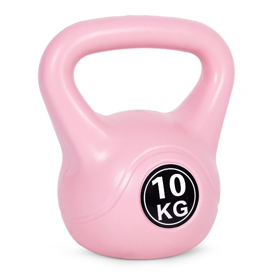 Kettlebell 10 kg pour l'exercice rose ModernHome