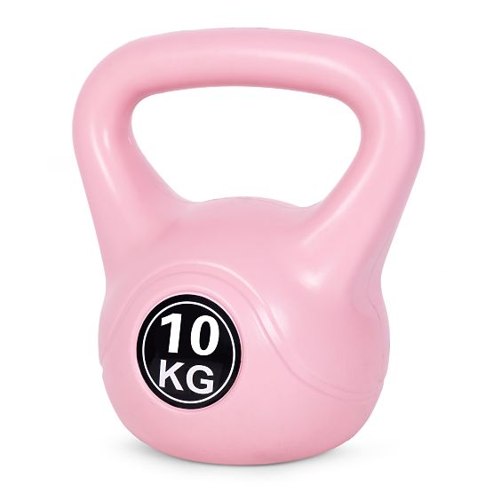 Kettlebell 10 kg pour l'exercice rose ModernHome
