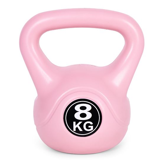 Kettlebell 8 kg pour l'exercice rose ModernHome