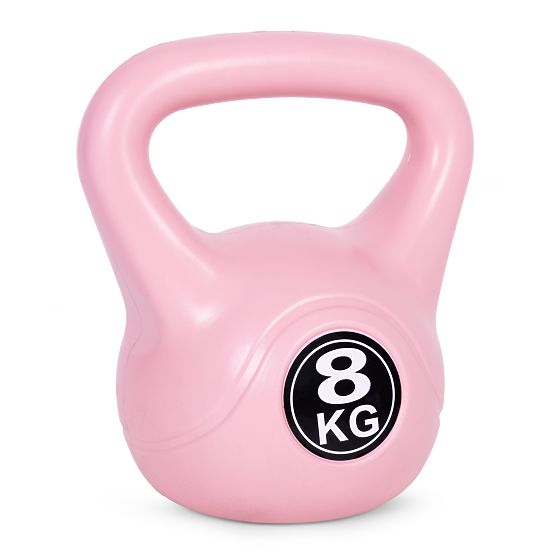 Kettlebell 8 kg pour l'exercice rose ModernHome