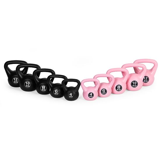 Kettlebell 8 kg pour l'exercice rose ModernHome