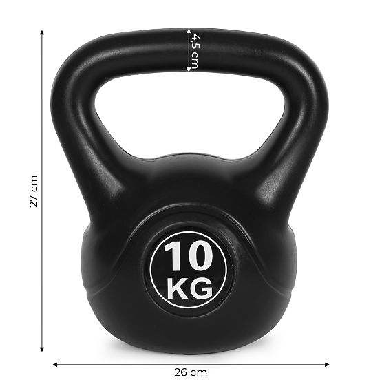 Kettlebell haltère 10 kg pour l'exercice haltère boule poids fitness ModernHome