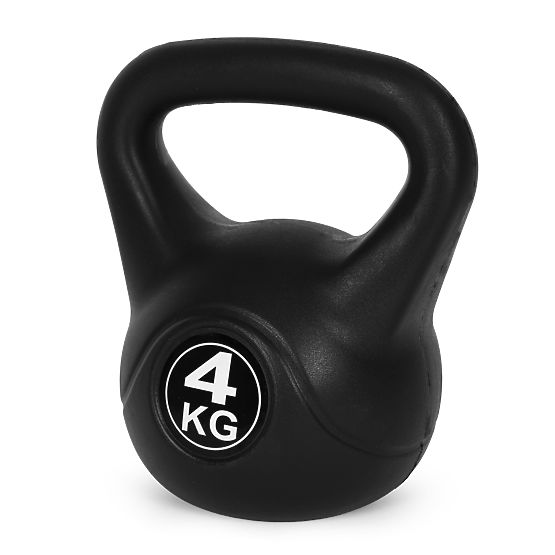 Kettlebell haltère 4 kg pour exercice boule poids fitness ModernHome