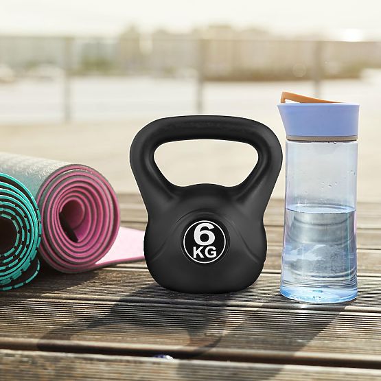 Kettlebell haltère 6 kg pour exercice boule de poids fitness ModernHome