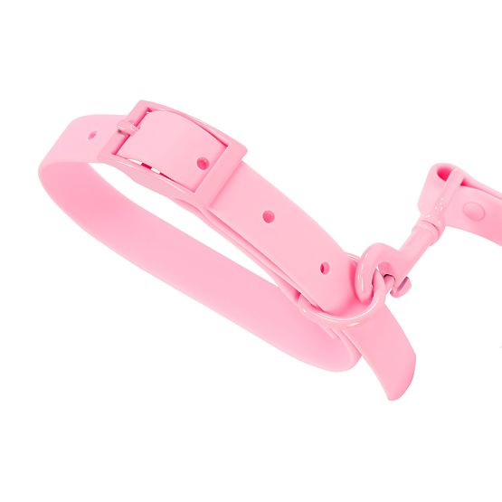 Laisse et collier pour chien PJ-068 rose S