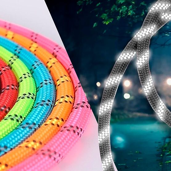 Laisse et collier réfléchissants pour chien PJ-037 bleu