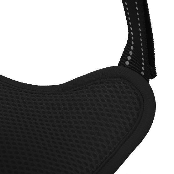 Laisse et harnais pour chien PJ-051 noir S