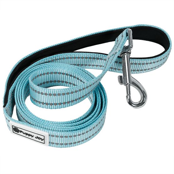 Laisse et harnais pour chien PJ-062 bleu L