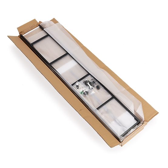 Large étagère moderne en bois LOFT avec 5 étagères