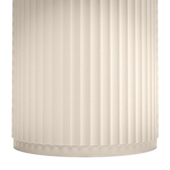 Lavabo autoportant Ciriola, composite, 45x90 cm, beige-gris, taupe, rainuré