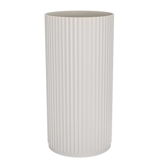 Lavabo autoportant Ciriola, composite, 45x90 cm, blanc, rainuré