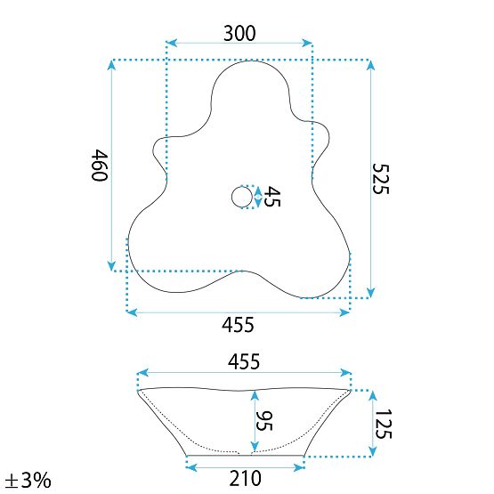 Lavabo de comptoir Rea IZOLDA
