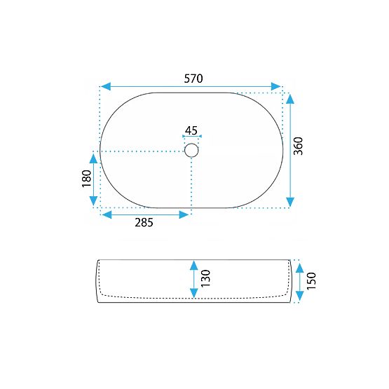 Lavabo de meuble Rea Alma