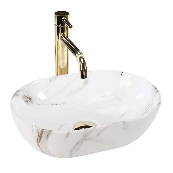 Lavabo de meuble Rea AMELIA MINI AIAX SHINY