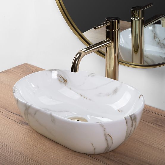 Lavabo de meuble Rea AMELIA MINI AIAX SHINY