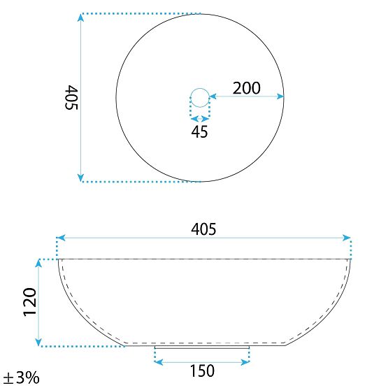 Lavabo de meuble Rea ANIKA