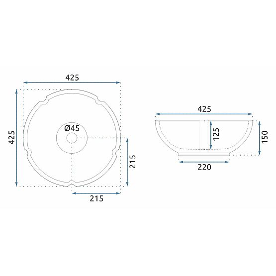 Lavabo de meuble Rea Asanti