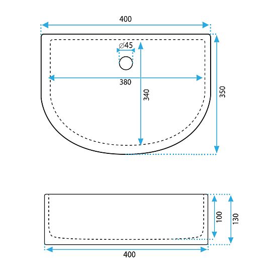 Lavabo de meuble Rea CLARA