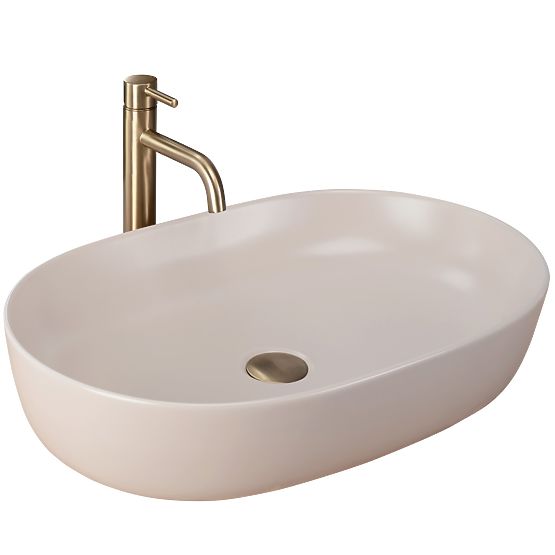 Lavabo de meuble Rea CLEO 61 BEIGE MAT