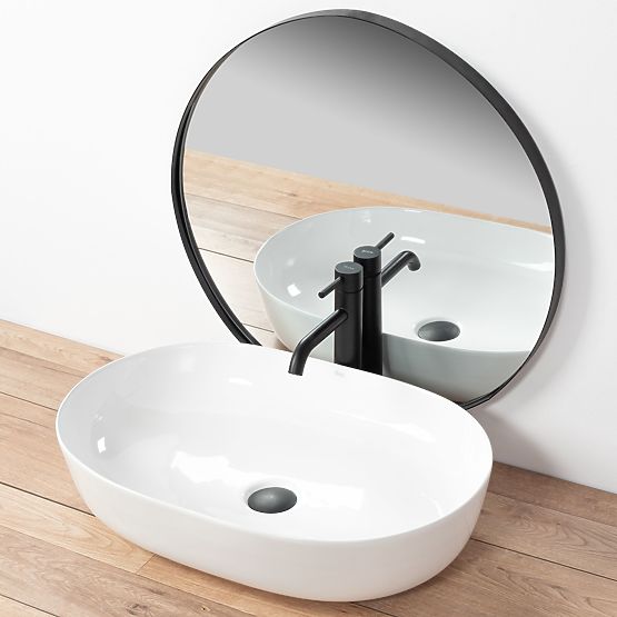 Lavabo de meuble Rea Cleo 61 Blanc