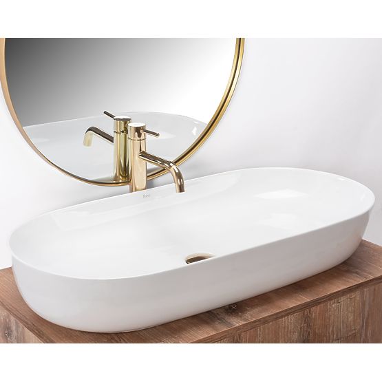 Lavabo de meuble REA CLEO 81 Blanc