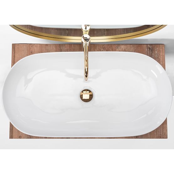 Lavabo de meuble REA CLEO 81 Blanc